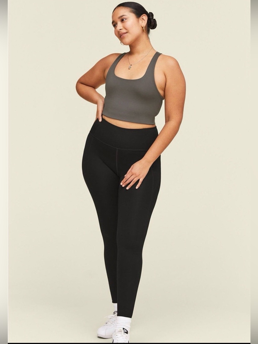 Girlfriend Collective Compressive High-Rise Legging Black Medium Full Length